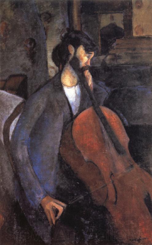 Amedeo Modigliani The Cellist